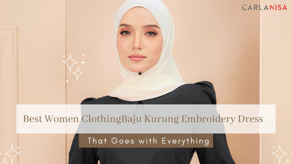 Baju Kurung Embroidery Dress That Goes with Everything