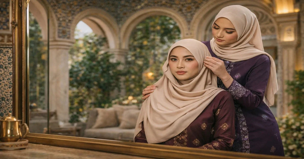 tudung shawl