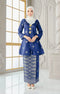 Anggun Kebaya | Royal blue Silver
