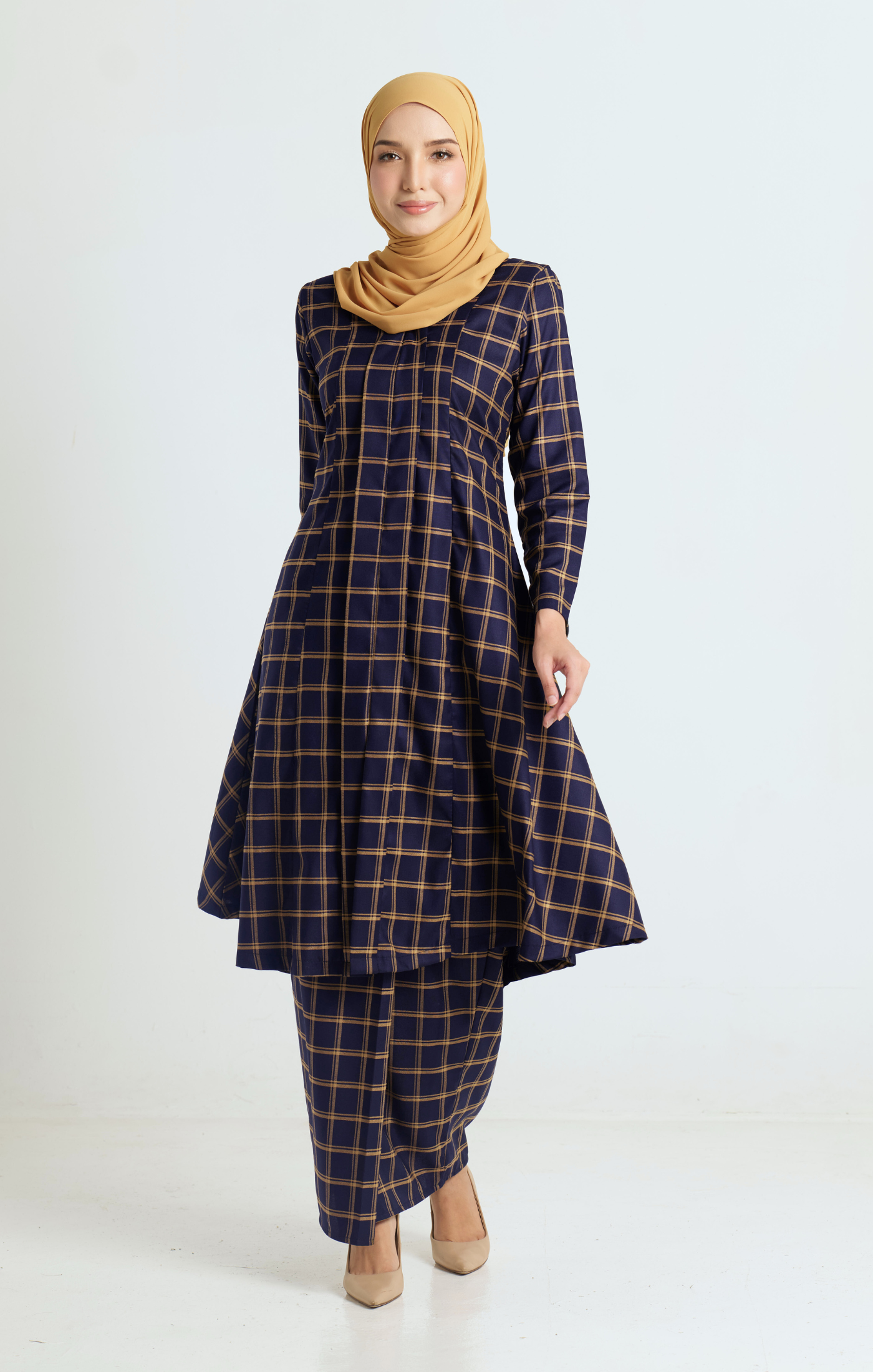 Baju Kebarung | Blue Black