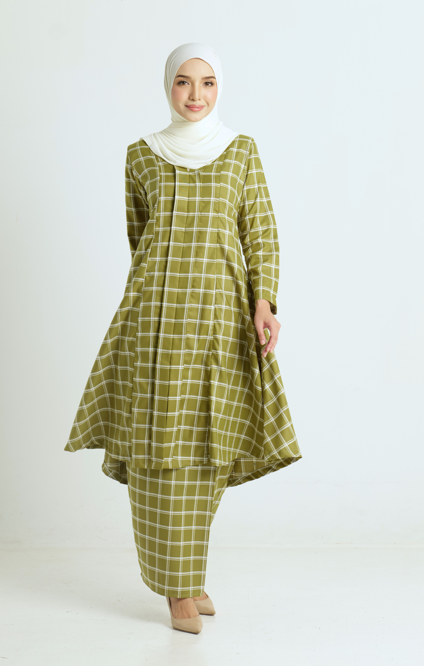 Baju Kebarung | Olive Green