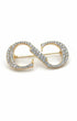 CNC BROOCH SILVER DIAMOND
