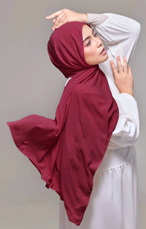 FAURA SHAWL | MAROON