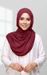 INSTANT SHAWL RANIA SEMINIT | MAROON