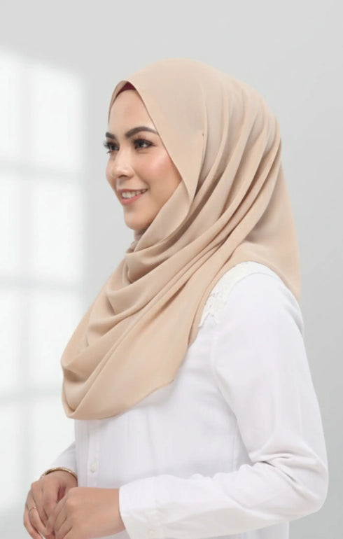 INSTANT SHAWL RANIA SEMINIT | NUDE
