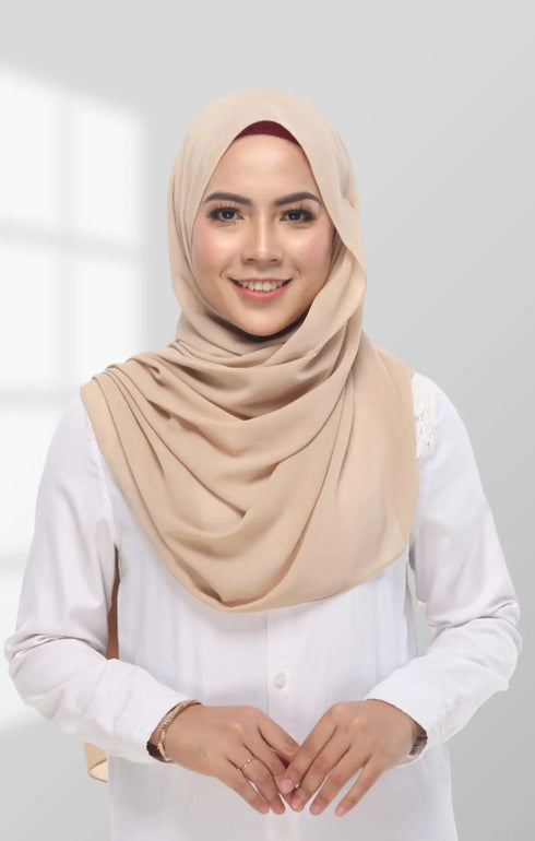 INSTANT SHAWL RANIA SEMINIT | NUDE