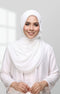INSTANT SHAWL RANIA SEMINIT | PEARL WHITE