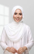 INSTANT SHAWL RANIA SEMINIT | PEARL WHITE