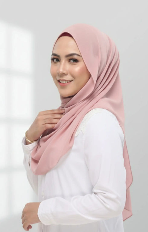 INSTANT SHAWL RANIA SEMINIT | ROSE GOLD