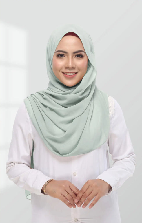 INSTANT SHAWL RANIA SEMINIT | DUSTY GREEN