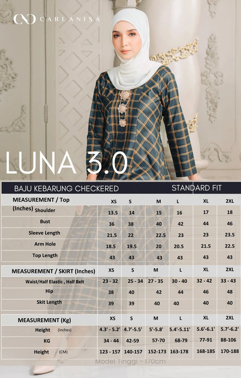 LUNA 3.0 KEBARUNG LINEN | EMERALD GREEN