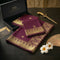 SONGKET BUNGA TABUR | MAROON GOLD