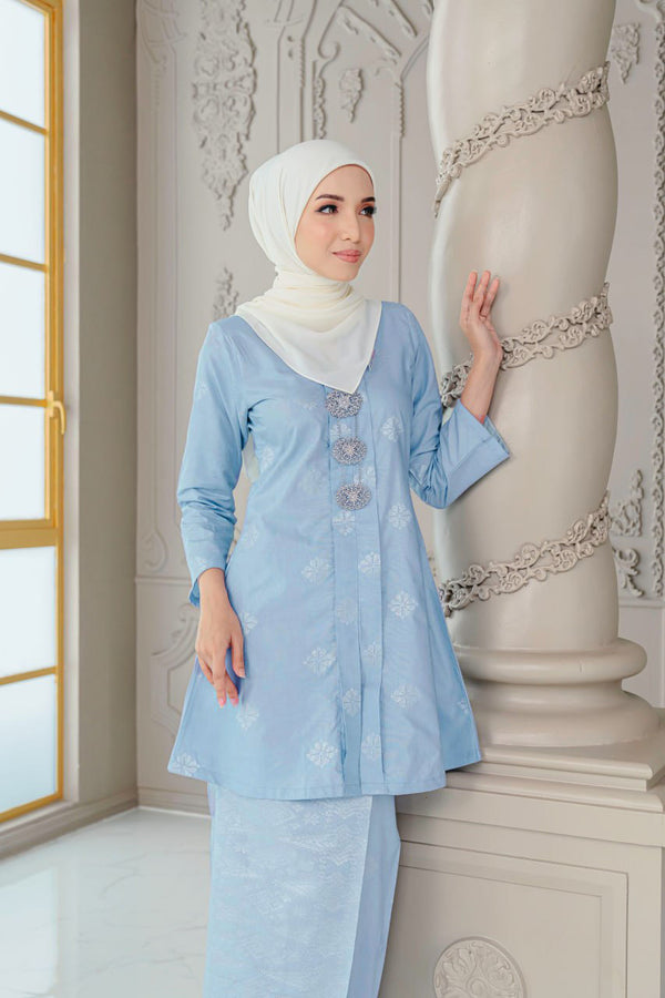 Anggun Kebaya | Baby Blue Silver