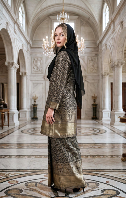 MYRA KURUNG MODEN | BLACK
