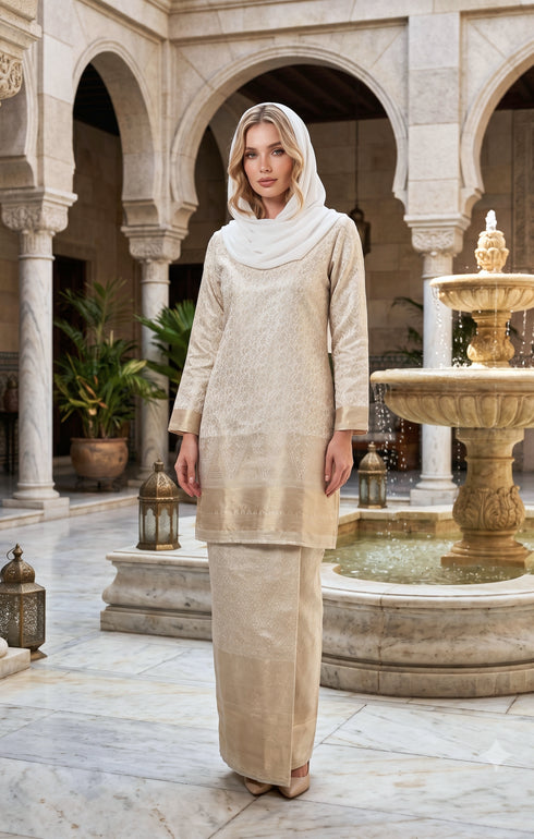 MYRA KURUNG MODEN | OFF WHITE
