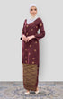 DEFECT ARDINA KURUNG MODEN | MAROON GOLD