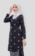 ARDINA KURUNG MODEN | BLACK SILVER