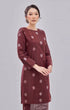 ARDINA KURUNG MODEN | MAROON SILVER