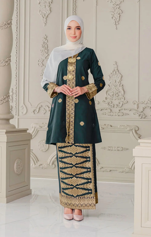 Laylo kebaya | Emerald Green Gold