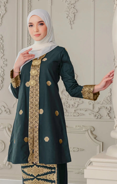 Laylo kebaya | Emerald Green Gold