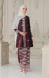 Laylo kebaya | Maroon Silver