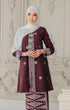 Laylo kebaya | Maroon Silver
