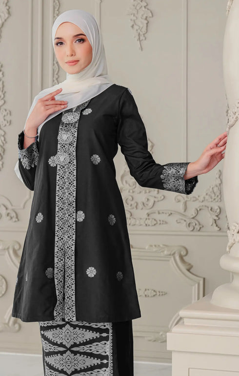Laylo kebaya | Black Silver