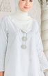 ARDINA KURUNG MODEN | WHITE SILVER