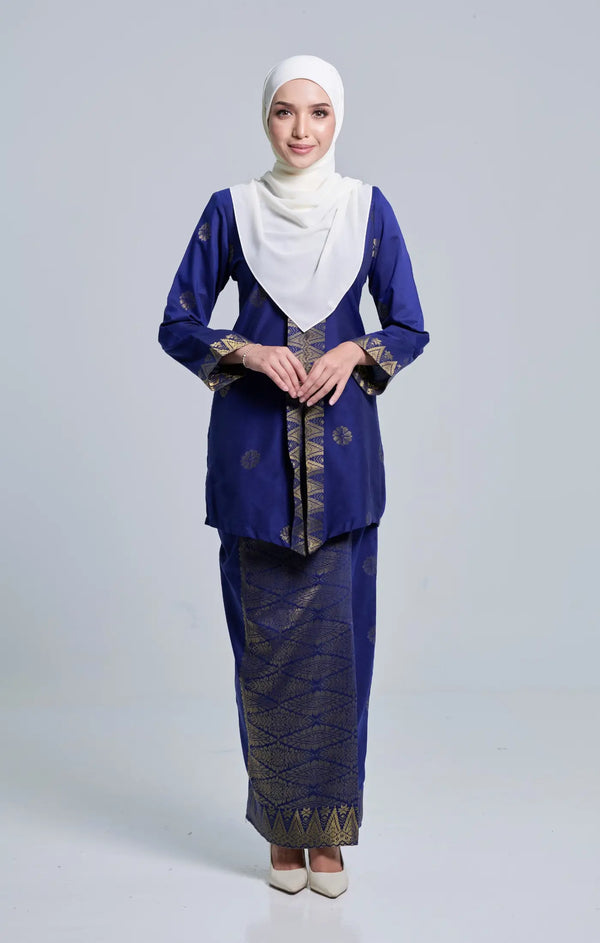 Seroja Kebaya | Royal Blue Gold