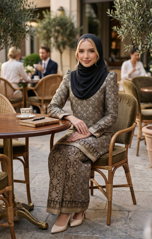 RABAI KURUNG MODEN | BLACK GOLD ORCHID