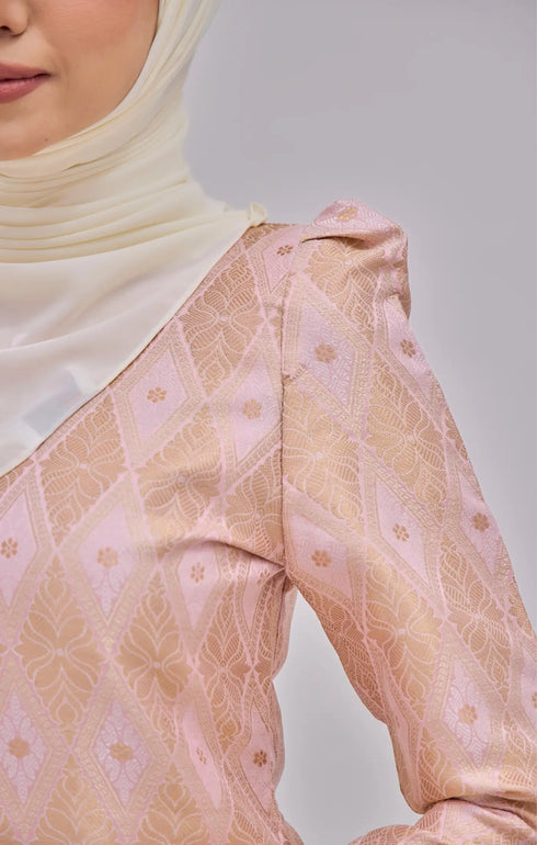RABAI KURUNG MODEN | BABY PINK GOLD