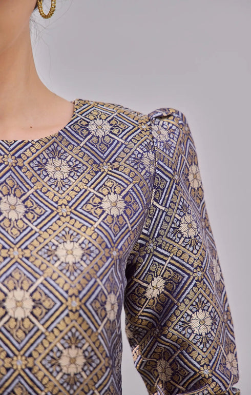 brocade fabric baju kurung