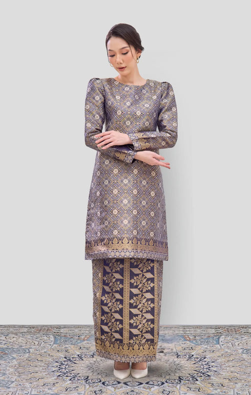 RABAI KURUNG MODEN | BLUE BLACK GOLD