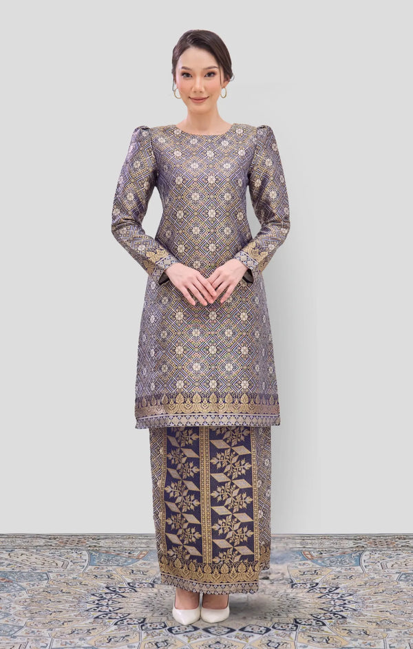 rabai brocade baju kurung