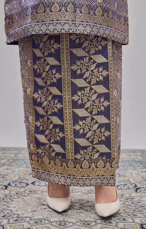 RABAI KURUNG MODEN | BLUE BLACK GOLD
