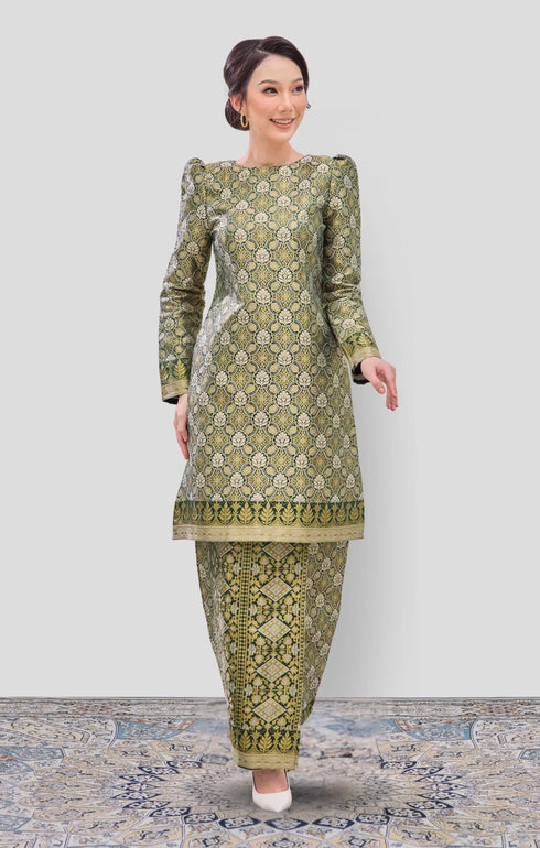 RABAI KURUNG MODEN | EMERALD GREEN GOLD