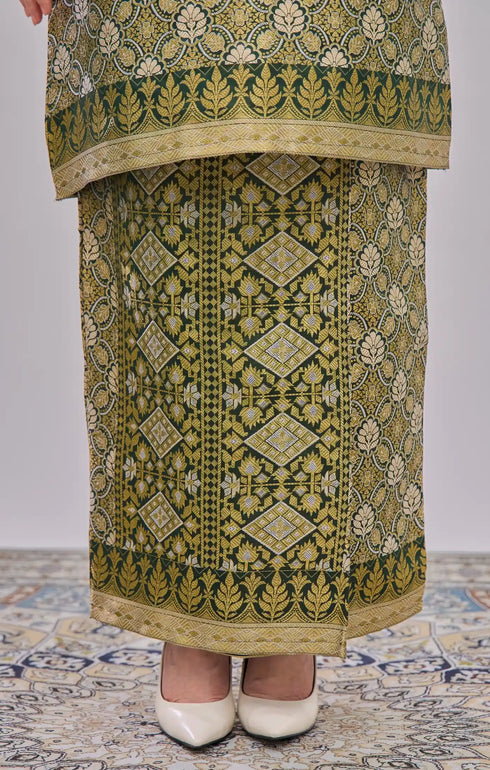 RABAI KURUNG MODEN | EMERALD GREEN GOLD