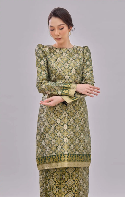 RABAI KURUNG MODEN | EMERALD GREEN GOLD