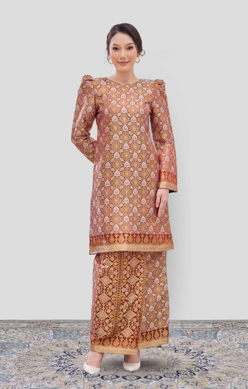 brocade baju kurung