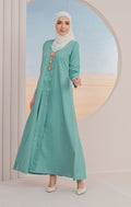Rubi Jubah Kebarung Klasik | Sage Green