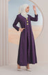 Rubi Jubah Kebarung Klasik | Dark Purple