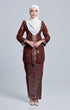 SEROJA KEBAYA | MAROON SILVER