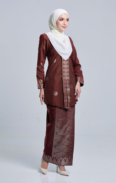 SEROJA KEBAYA | MAROON SILVER