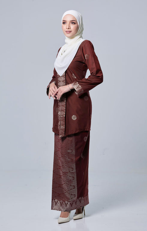 SEROJA KEBAYA | MAROON SILVER