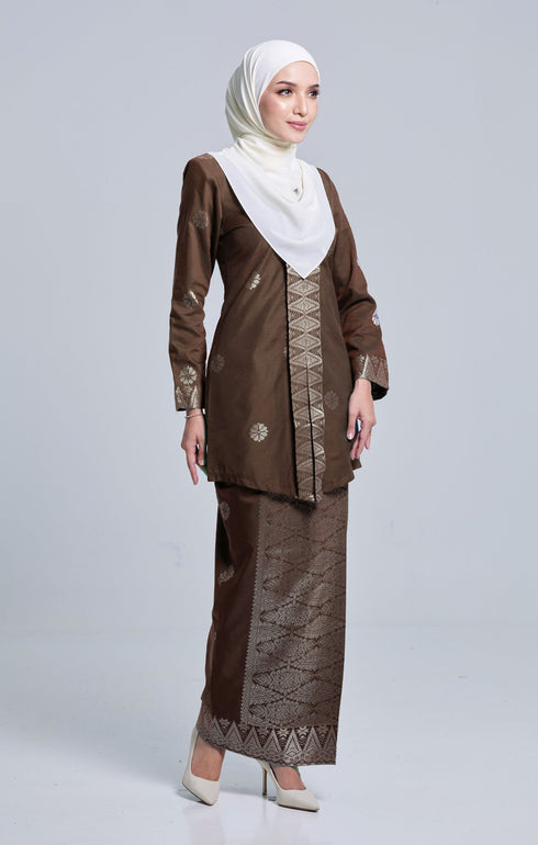 SEROJA KEBAYA | CHOCOLATE SILVER