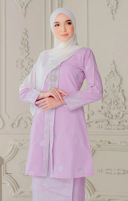 Laylo kebaya | Lilac Purple Silver