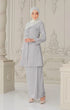 Laylo kebaya | Light Grey Silver