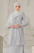 Laylo kebaya | Light Grey Silver