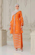 Laylo kebaya | Orange Silver