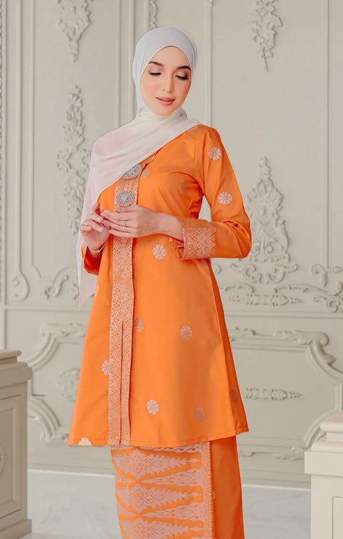 Laylo kebaya | Orange Silver